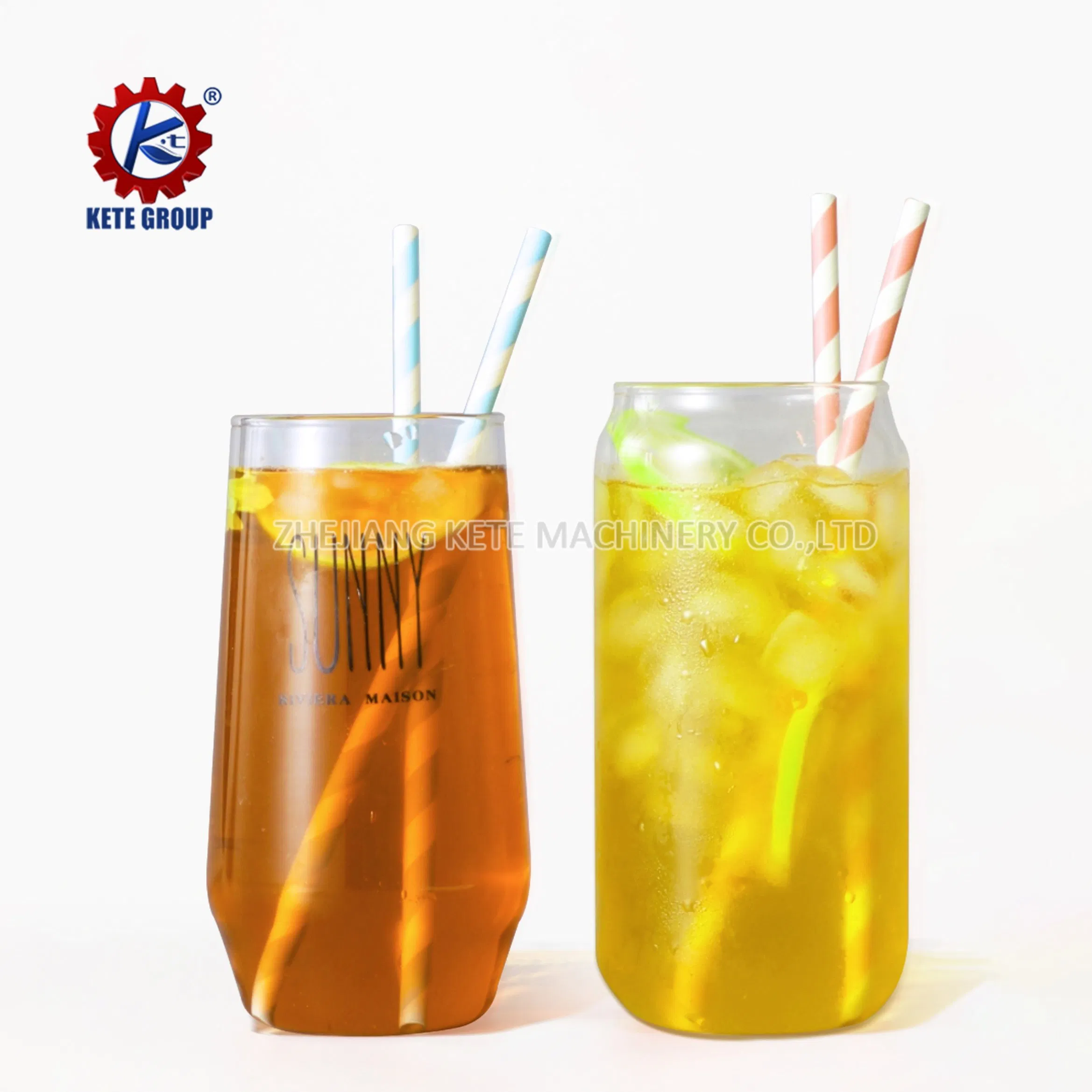Paper Straw 10-12mm Individually Wrapped Disposable Eco Friendly Biodegradable Paper Straws