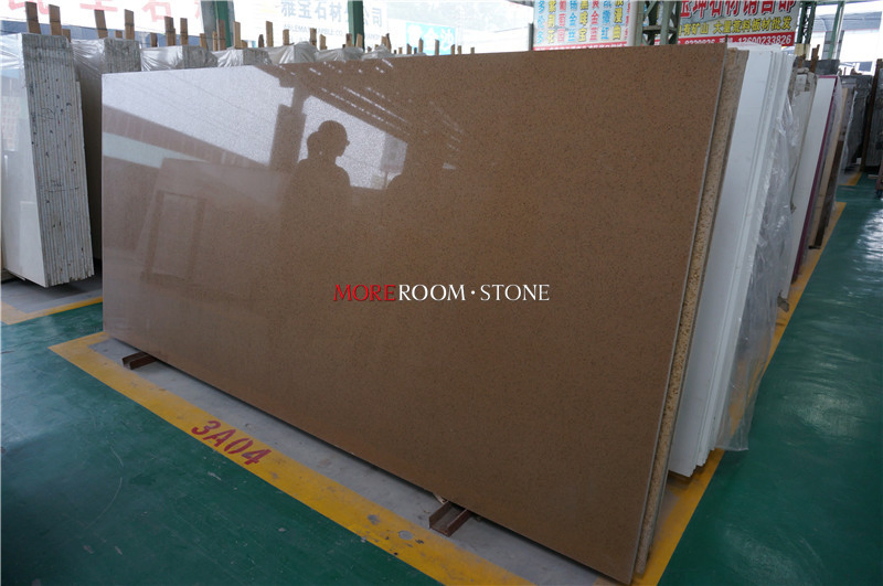Big Slab Artificial Polished Red Quartz Stone