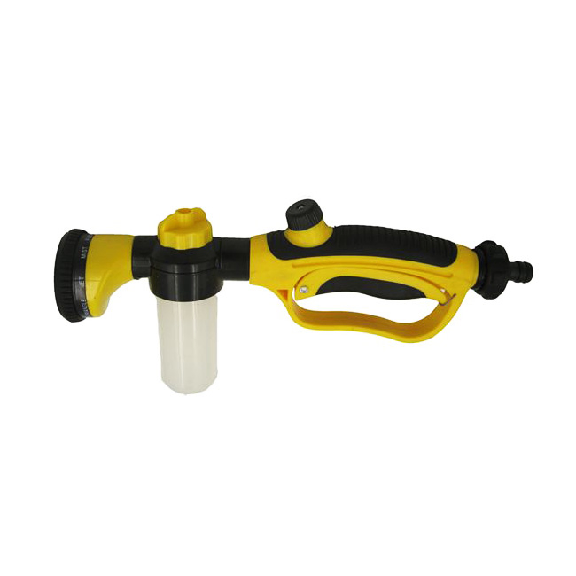 House Rooof Car Cleaning Tool 10 Patterns Trigger Garden Hose Hose End Sprayer with 100ml Soap Dispenser