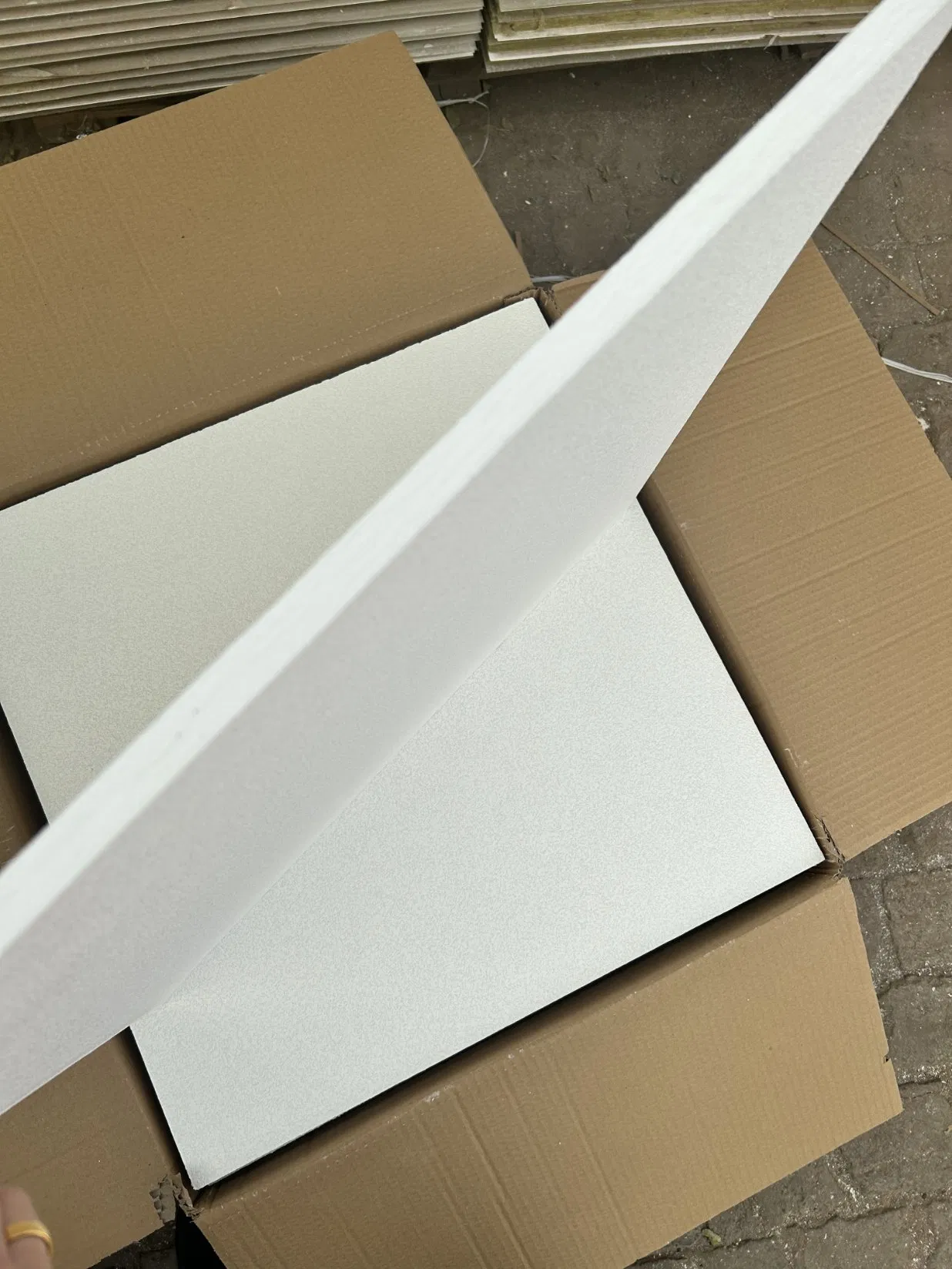 High Density Glass Fiber Sound Absorbing Board Ceiling