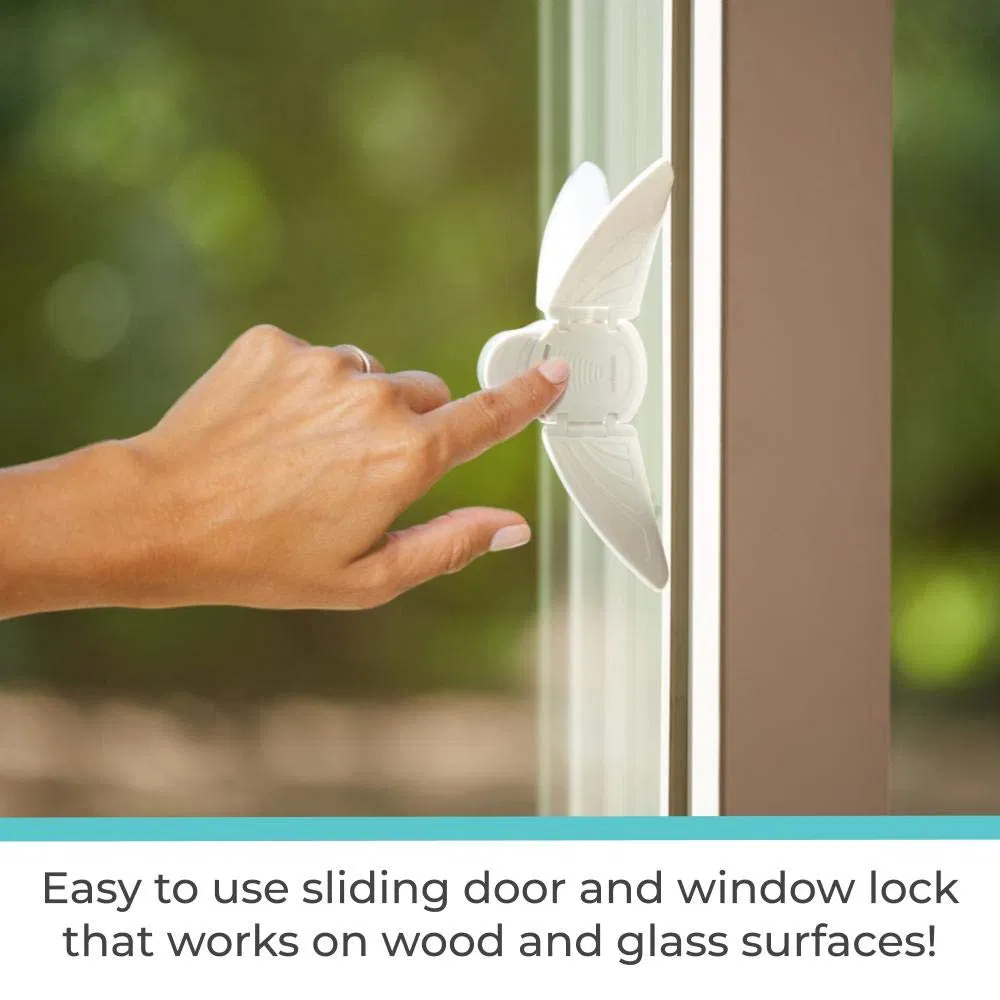 Universal Sliding Door Window Lock Safely Secure Window Doors Baby Safety Lock