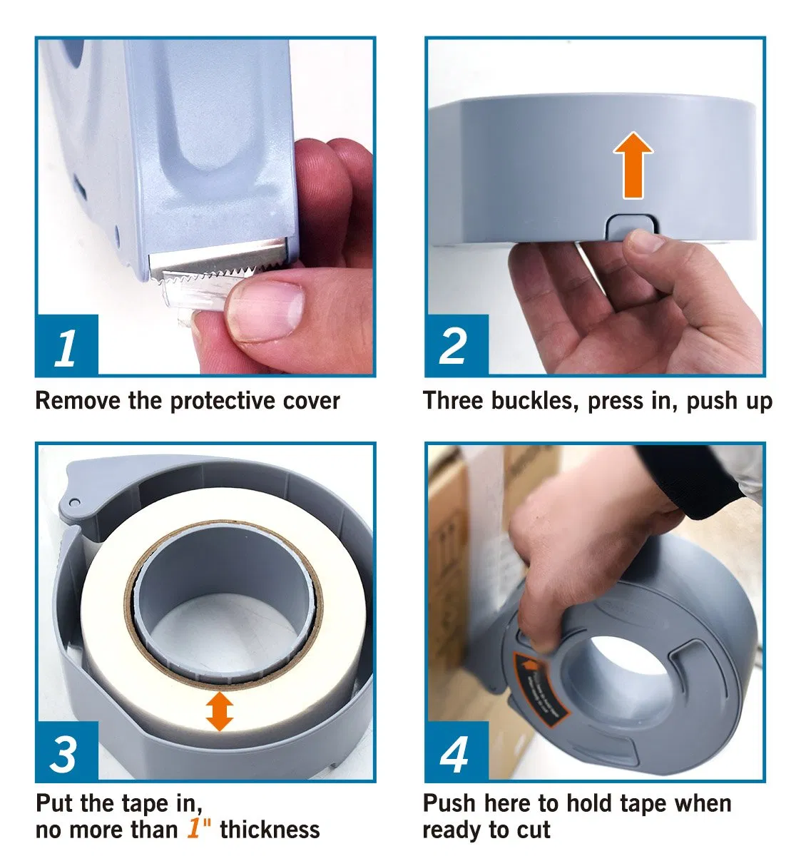 Rollingdog-PRO 80783 Tape Applicatorwith Sharp Cutting Edge