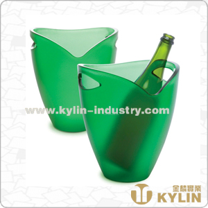 Bar Eco-Friendly Simple Plastic Ice Bucket Freely Provided
