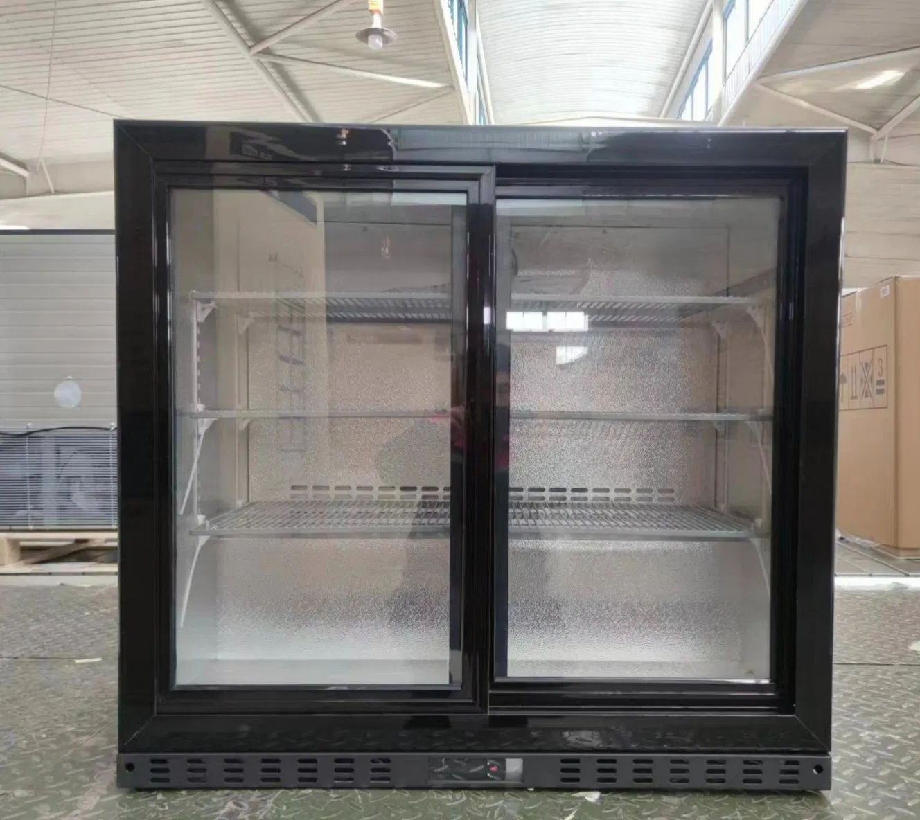 1/2/3 Doors Black Hinged Sliding Door Beer Cooler Hotel Restaurant Backbar Fridge Mini Refrigerator