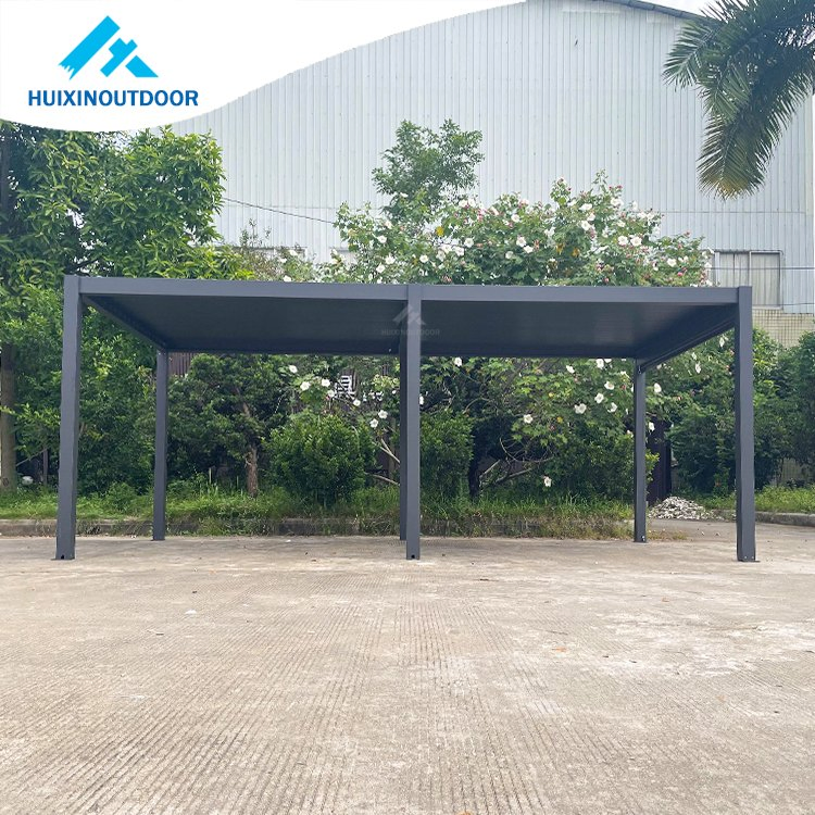 Motorized Gazebo Aluminum Louvre Roof Pergola for Garden Personalized Made Chinese Aluminum Balcony Sun Roof Pergola