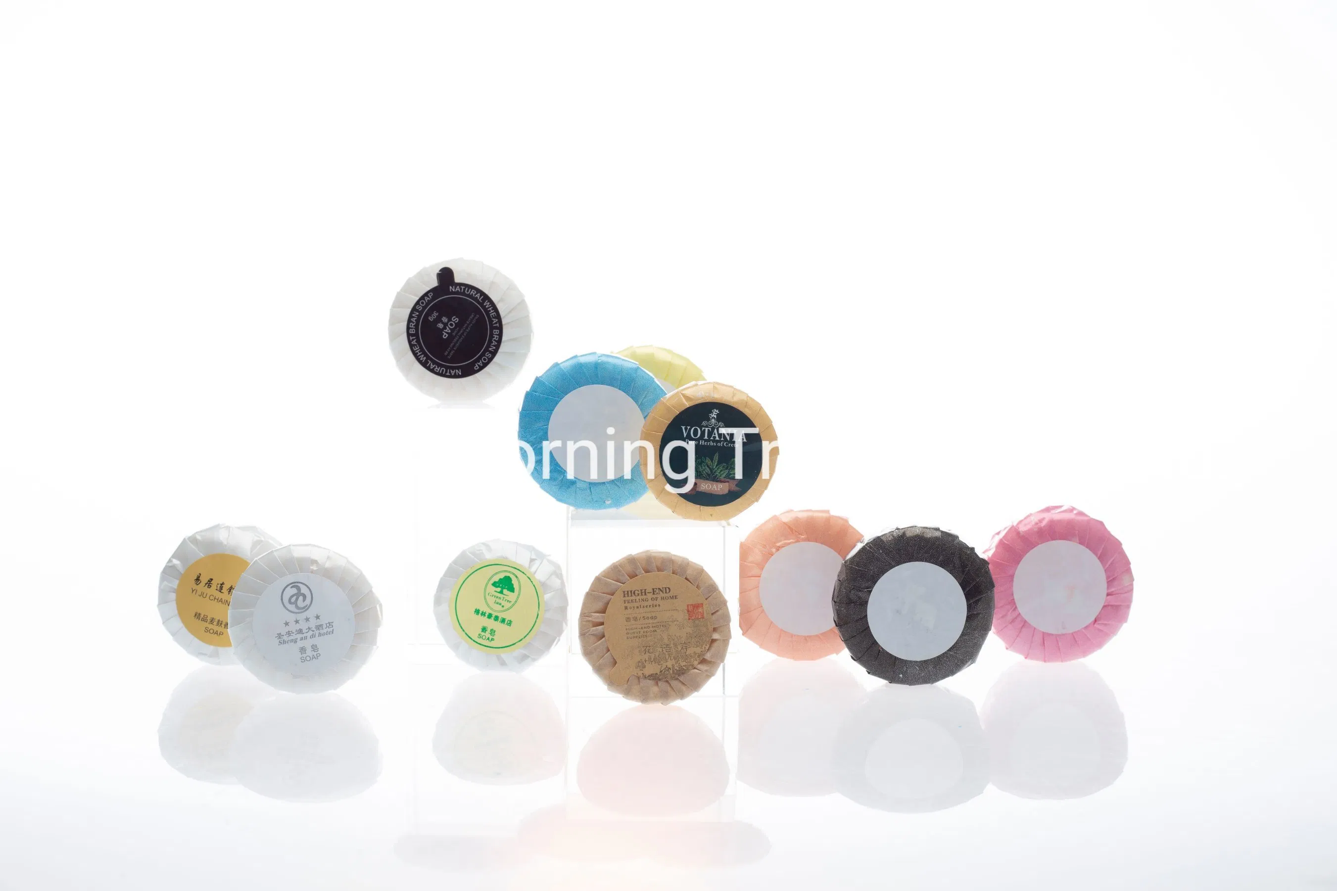 Factory Supply Natural Round Colorful Customized Hotel Soap