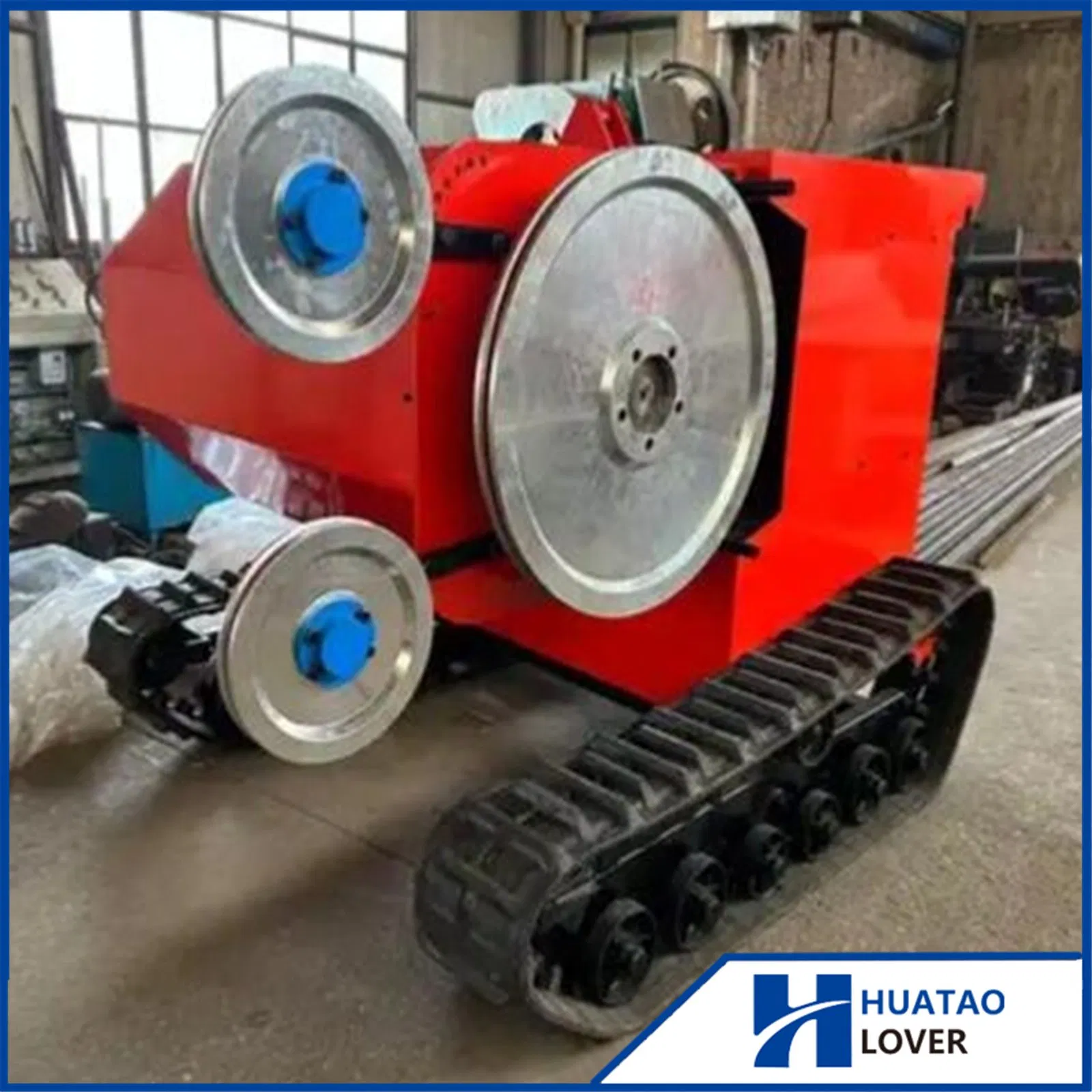 55kw 0-40m/S PLC Marble Quarry Wire Saw Machine