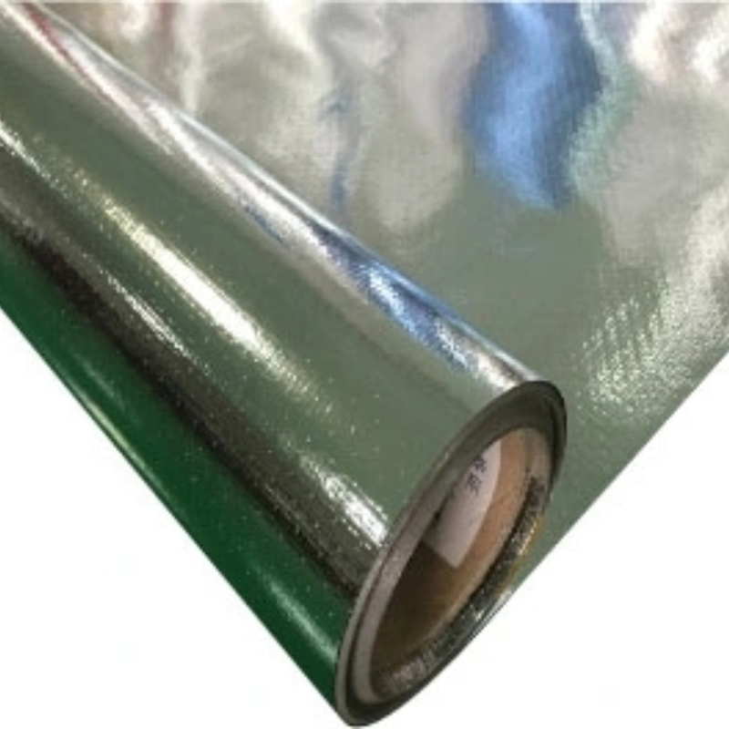 Manufacture Factory Printed Antiglare Perforated Metallized VMPET Woven Fabric as Attic Foil Insulation