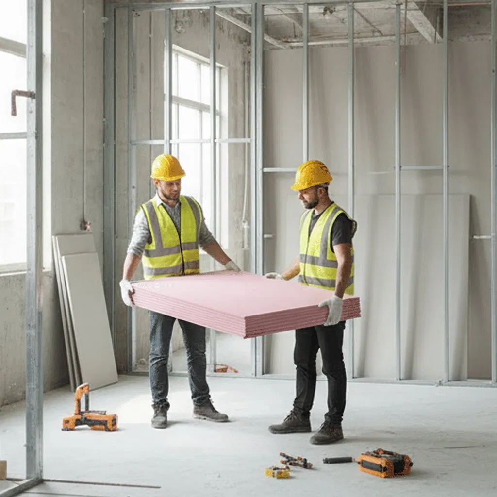 Waterproof Gypsum Board Drywall Sound Insulation Ceiling and Drywall 2400*1200*9mm