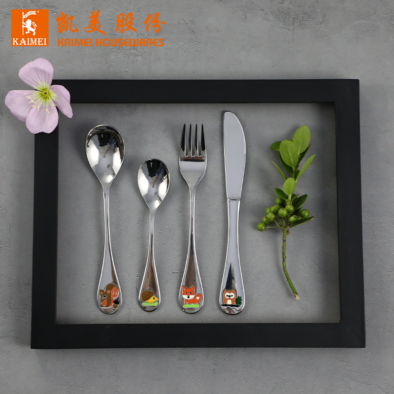 High Quality Stock Hotel Stainless Steel 18/0 18/10 Metal Cutlery Silver Flatware Tableware Set