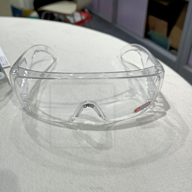 Safety Glasses Clear Polycarbonate Lens Anti-Fog Anti-Scratch Coated Goggles