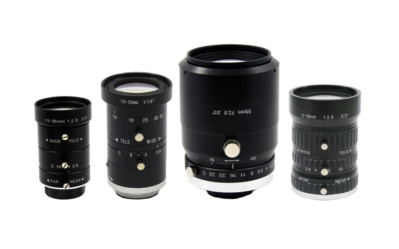 1/1.8" 8MP 10~50mm F2.8 C-Mount Zoom Industrial Camera Machine Vision Lens