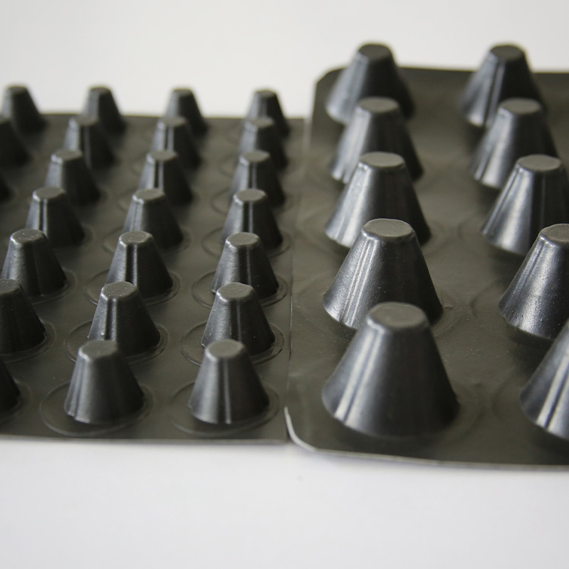 HDPE Plastic Drainage Board Cell Waterproof Black Color Weight Material Origin Type