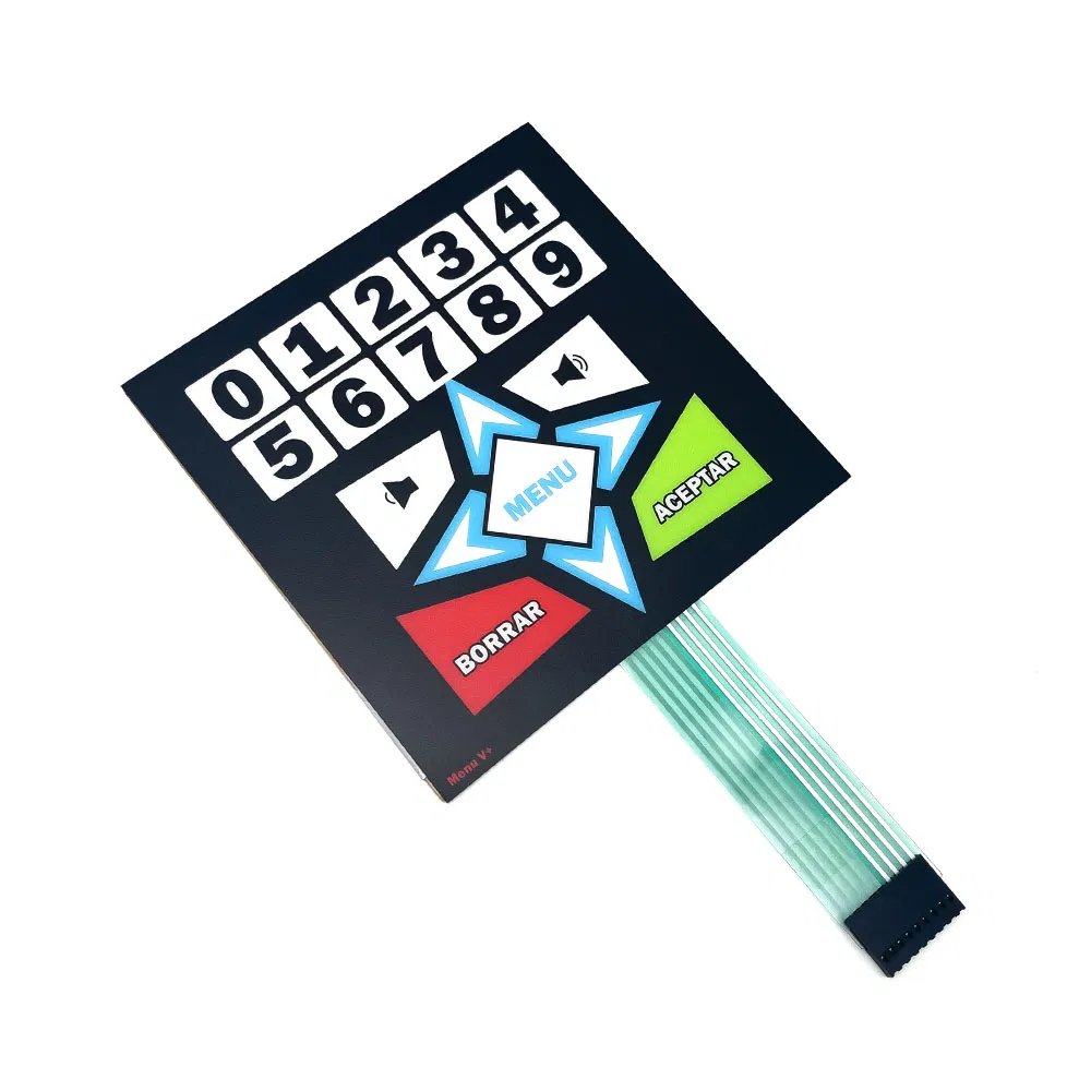 Custom Flexible Metal Dome Membrane Switch for Entertainment Electronics