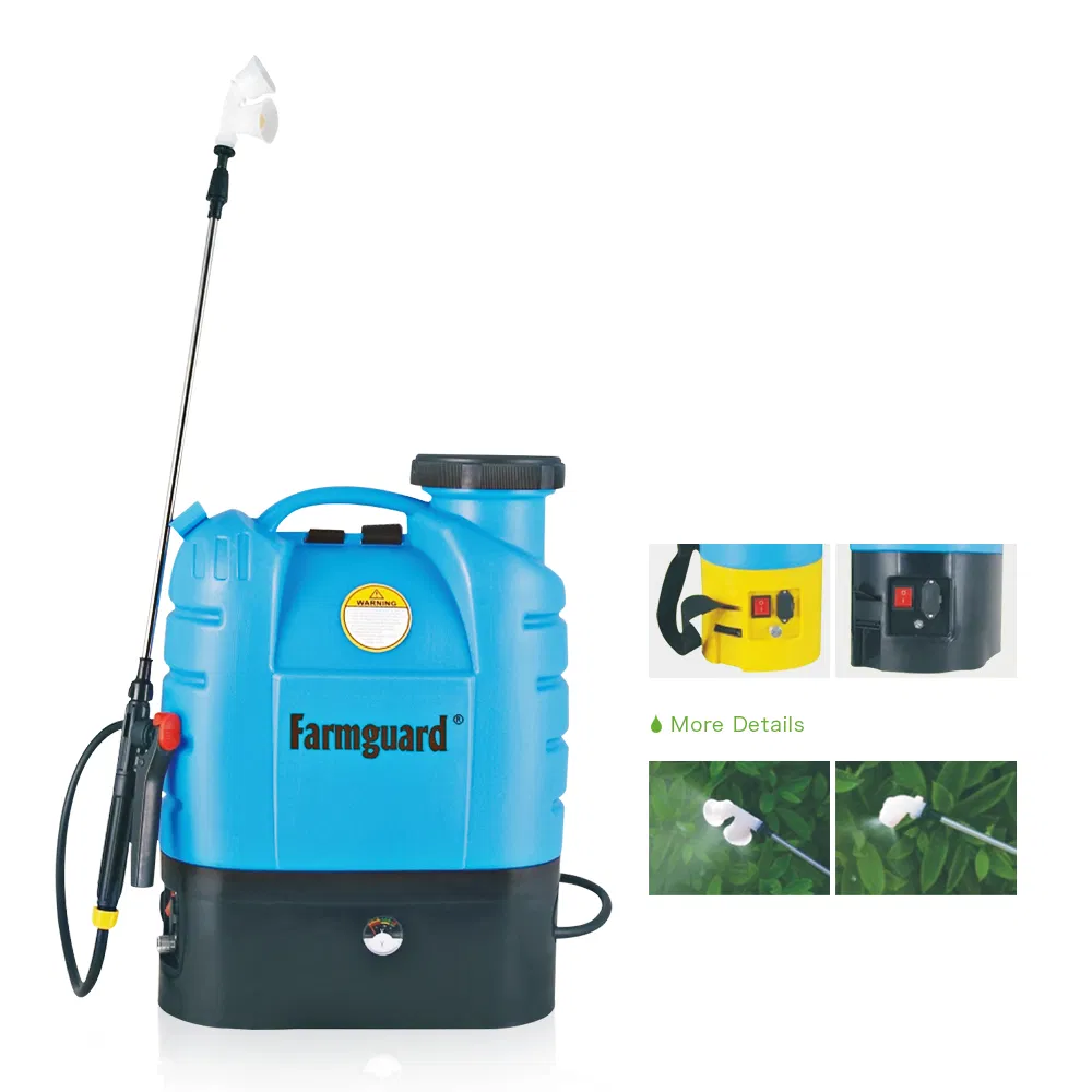 16L Agricultural Knapsack Hand 2 in 1 Manual and Battery Power Pressure Backpack Pump Sprayer