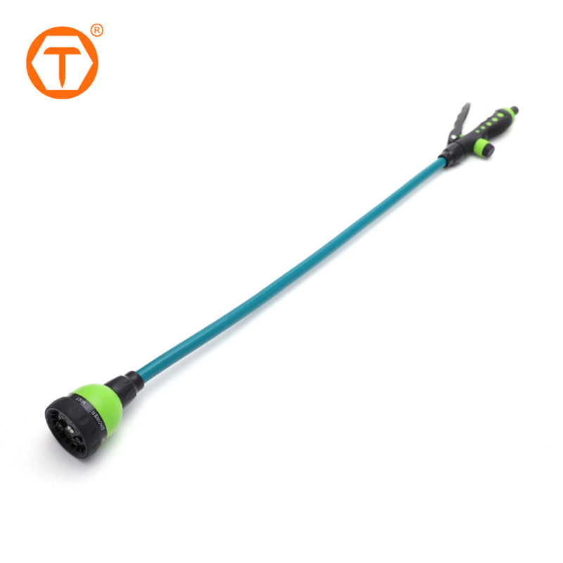 Irrigation System Adjustable Body 7 Patterns Long Sprayer Wands Garden Hose Nozzles Watering Lance Wand for Plants