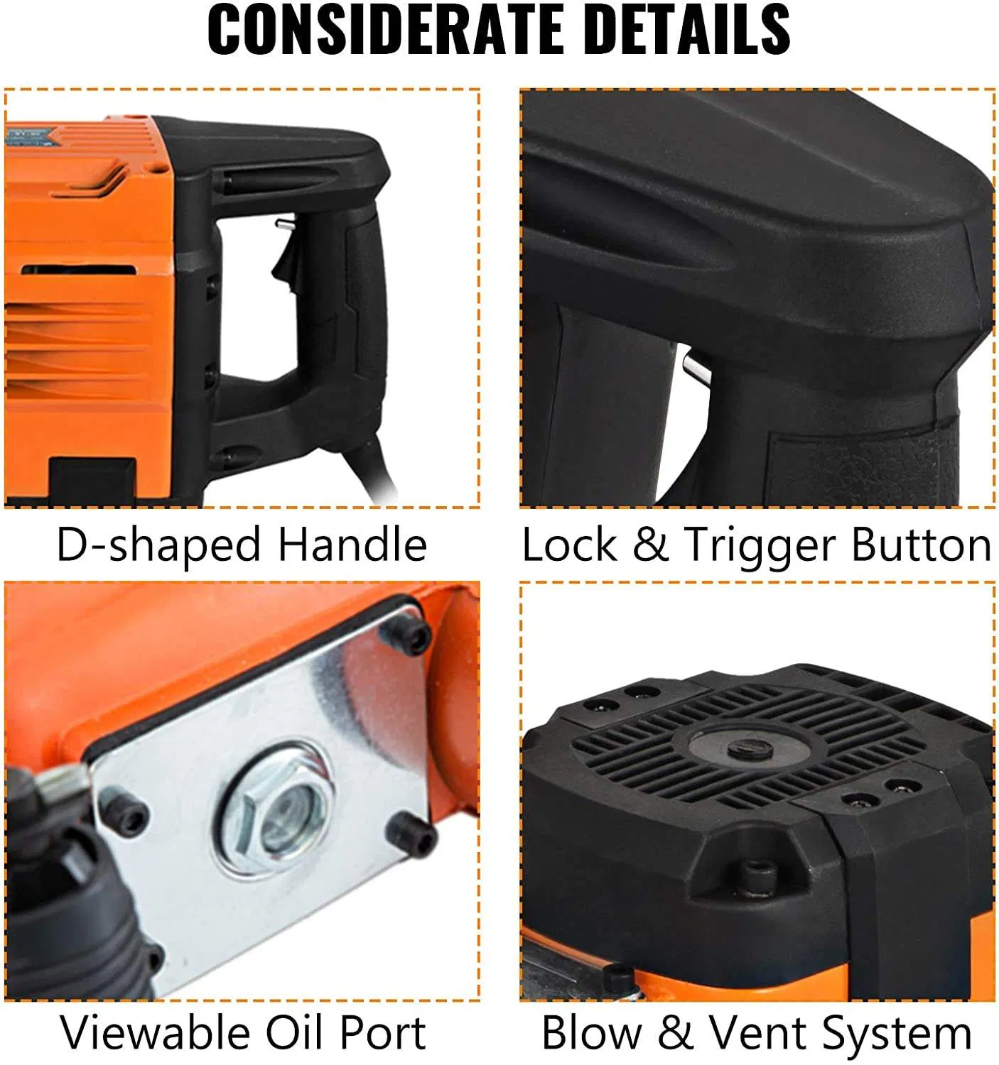 Powerful 1500W Industrial Electric Drill for Pneumatic Applications