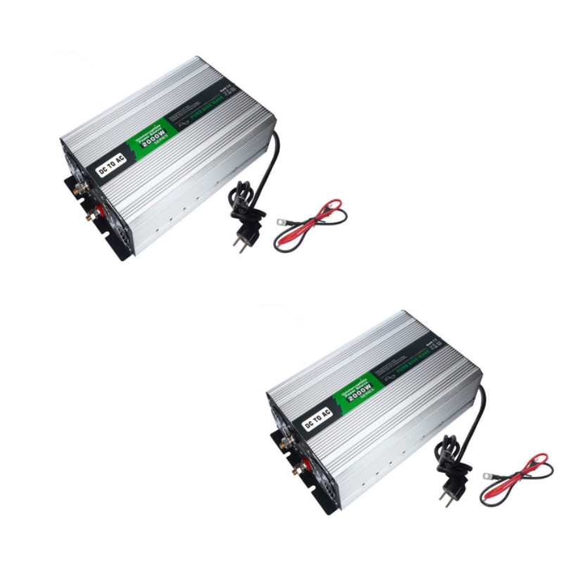 Автомобильный инвертор 2000Вт 12В/24В в чистый синус