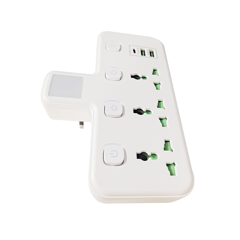 1100-265V 2500W Electrical Socket Adapter Power Strip Mobile Phone Charger