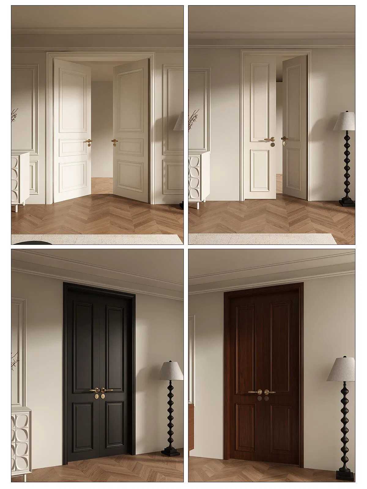 Good Service Wooden Swing China Home Furniture Hotel Water Proof Flush Door