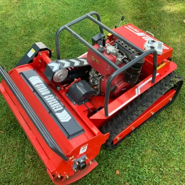 Бензиновый робот-газонокосилка с дистанционным управлением