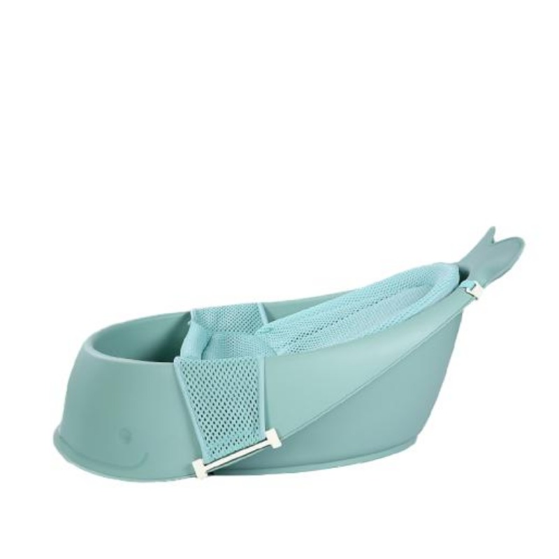 High-Quality Whale-Shaped Baby Bathingtub Eco-Friendly Material Wave Non-Slip Interior Baby Bath Tub