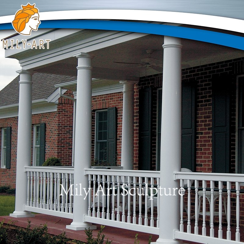 Luxury Home Decoration Natural Stone Marble Roman Pillars