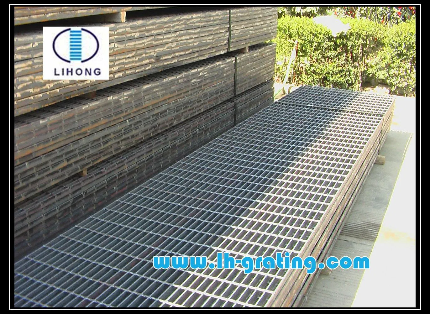 Hgd Q235 Mill Finish Steel Bar Grating for Floor