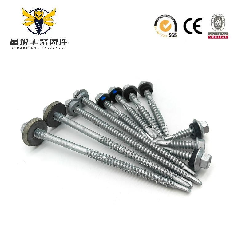 Xrf Hex Head Drilling Screw Ruspert Coated Roofing Screws for Metal Stud