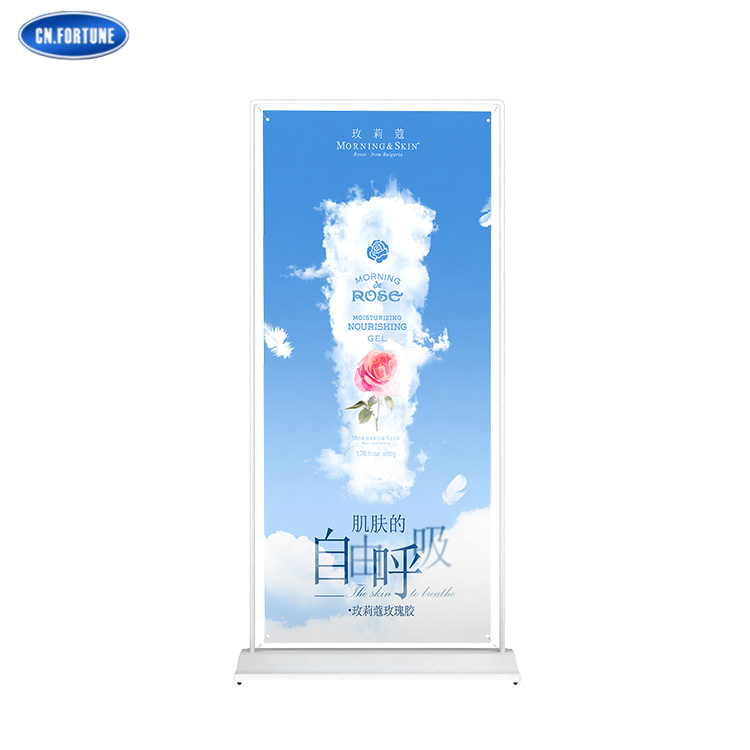 Heavier Door Type Banner Stand with Plastic Base for Sale