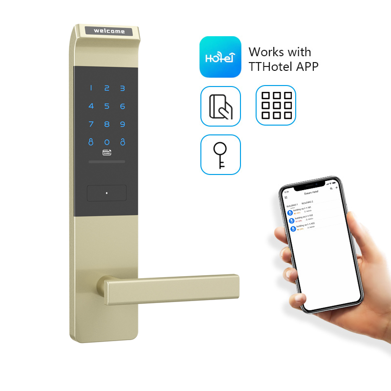 Control Remote WiFi Bluetooth Digital Ttlock APP Door Lock for Apartments
