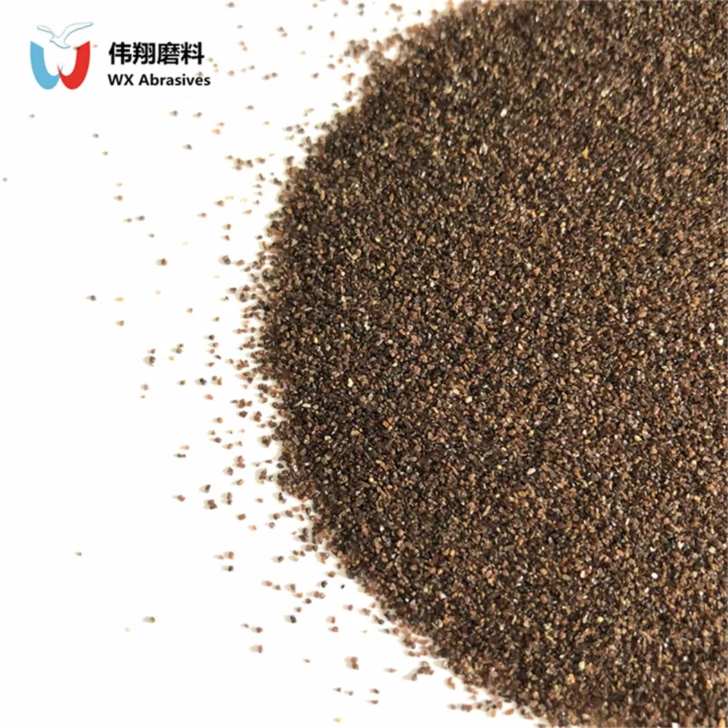 Гранатовая дробь коричневая 30-60# для пескоструйки