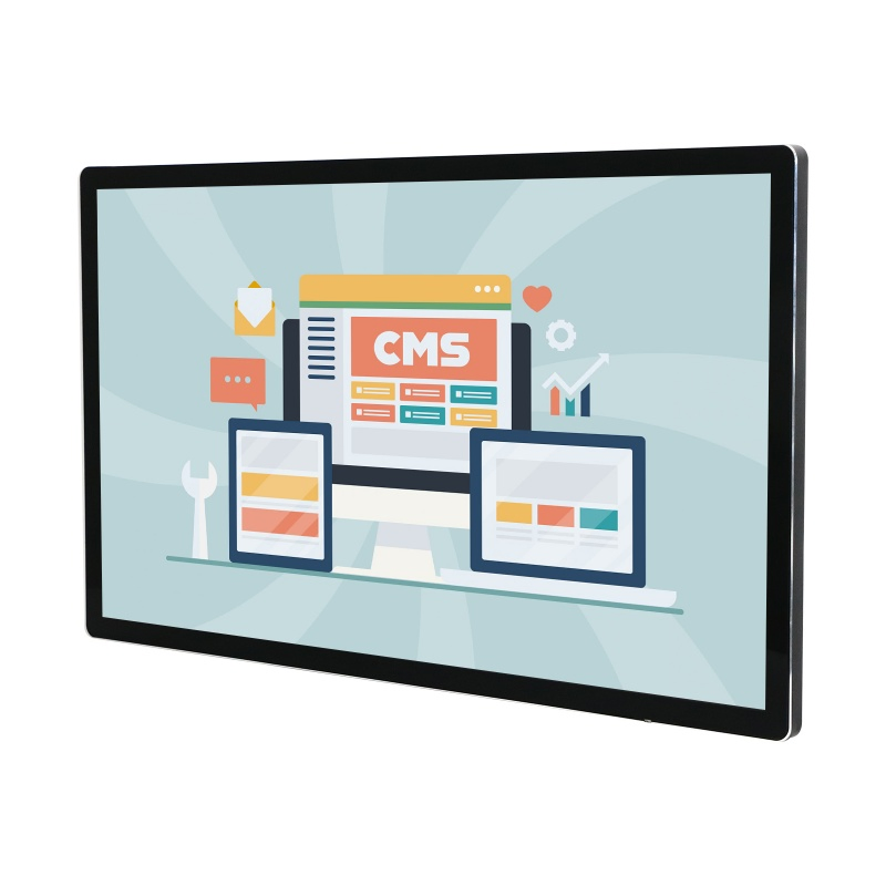 55 Inch Digital Signage Kiosk Wall Mount Advertising Display