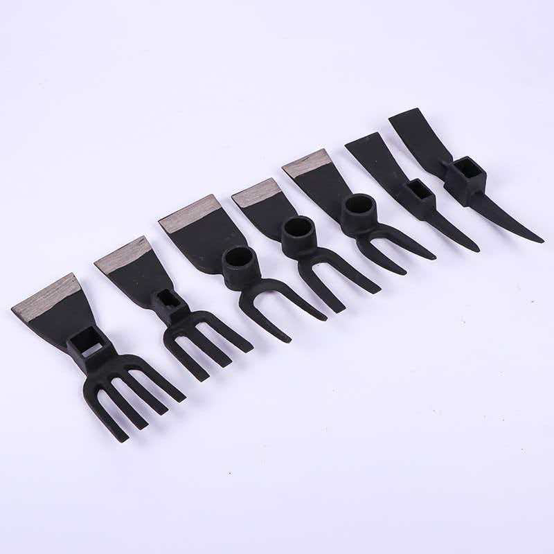 High Quality Carbon Steel Farming Tools Garden Double Head Fork Hoe