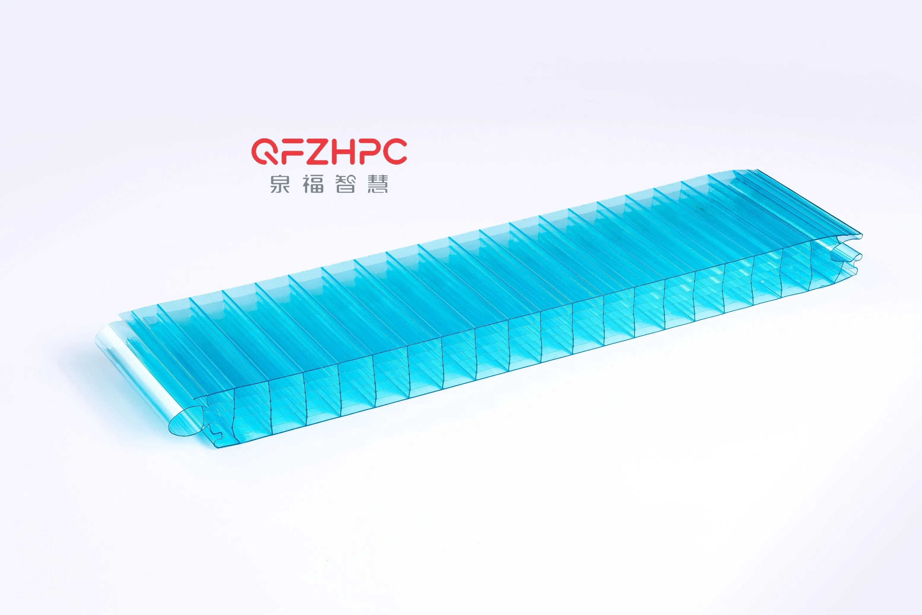 Light Diffusion Clear Colorful Plug Pattern Polycarbonate Sheet for Curtain Wall/Wall Buildings