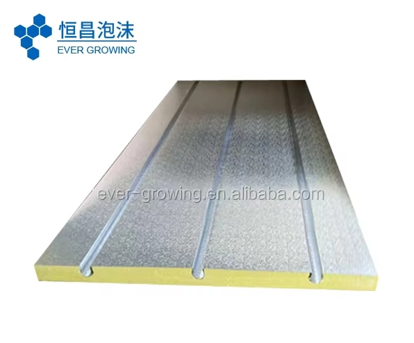 Interlocking Grooved Floor Heating Board Seamless XPS/EPS Hybrid Panel Fast Hot Water System Installation