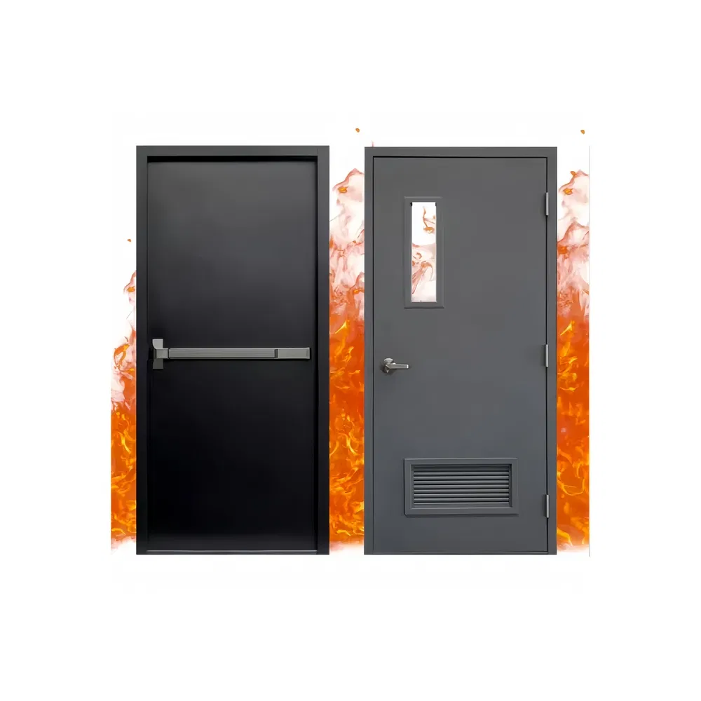 Excellent Anti-Theft Performance Steel Fire Rated Entry Door for Public Buildings