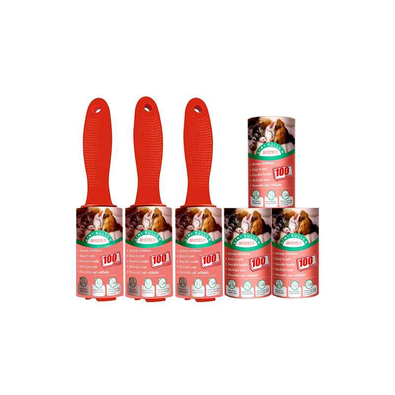 OEM Manual 10cm 30 60 90 105 Sheets Adhesive Spiral Paper Sticky Cleaning Lint Roller Remover for Clothes Pet Hair