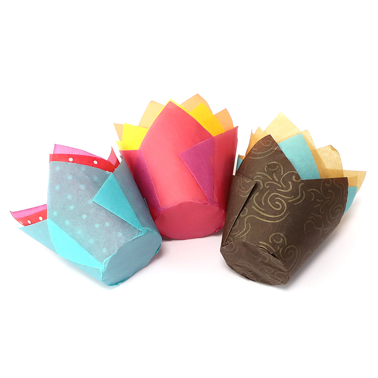 Muffin Liners Baking Cups Tulip Cupcake Wrappers Liners