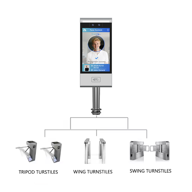 Suntek 10 Inch Biometric Face Recognition Cold-Resistant Door Access Control System for Russia with Night Vision HTTP/Mqtt Facial Recognition