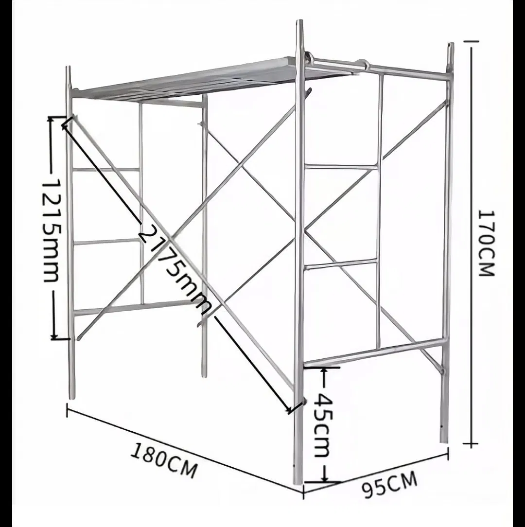 Modern Frame Scaffolding Mobile Steel Portable High Strength Scaffolding
