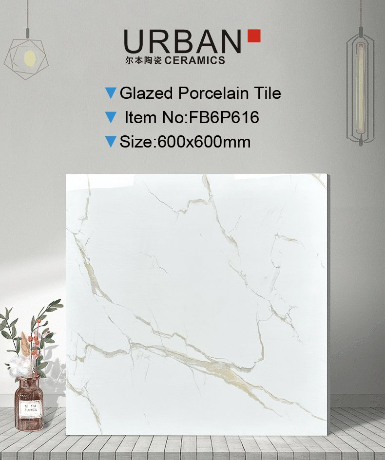 Foshan Glossy 600*600mm Full Body Matte Ceramic Porcelain Rustic Floor Wall Tile