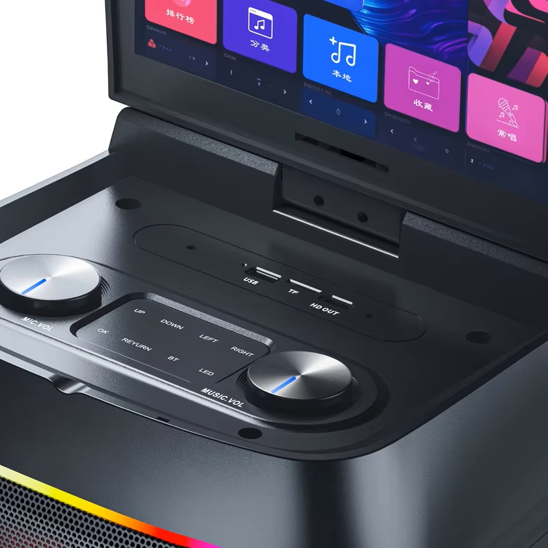 Smart WiFi Karaoke Speaker with 6.5 Inch Touch Display for Party