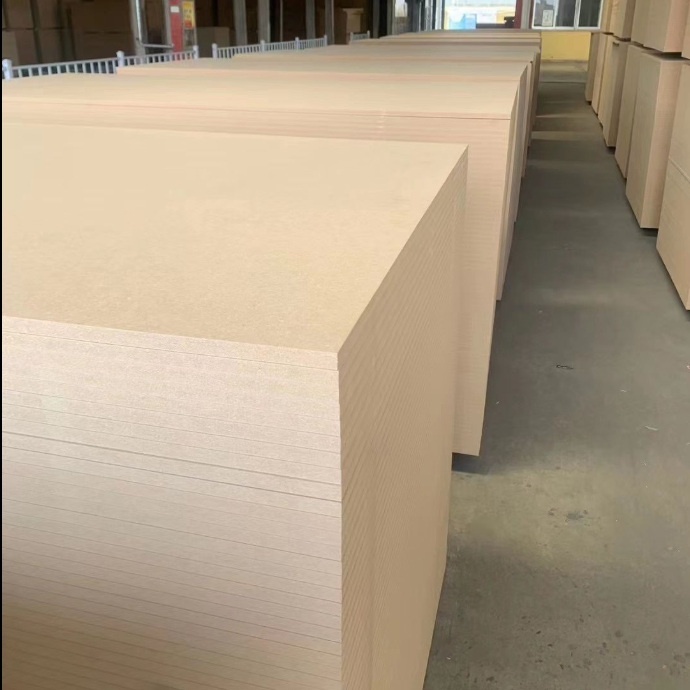 MDF Board Red Oak Veneer Furniture Grade Double Face Melamine MDF Supplier