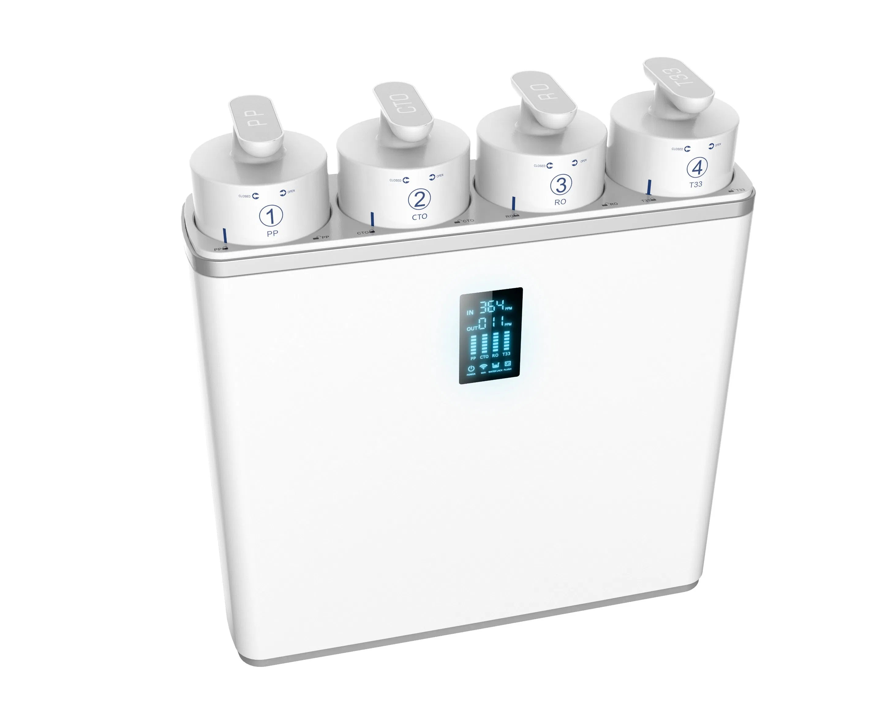 Hidrotek Compact Tankless High Flow Reverse Osmosis Water Filter