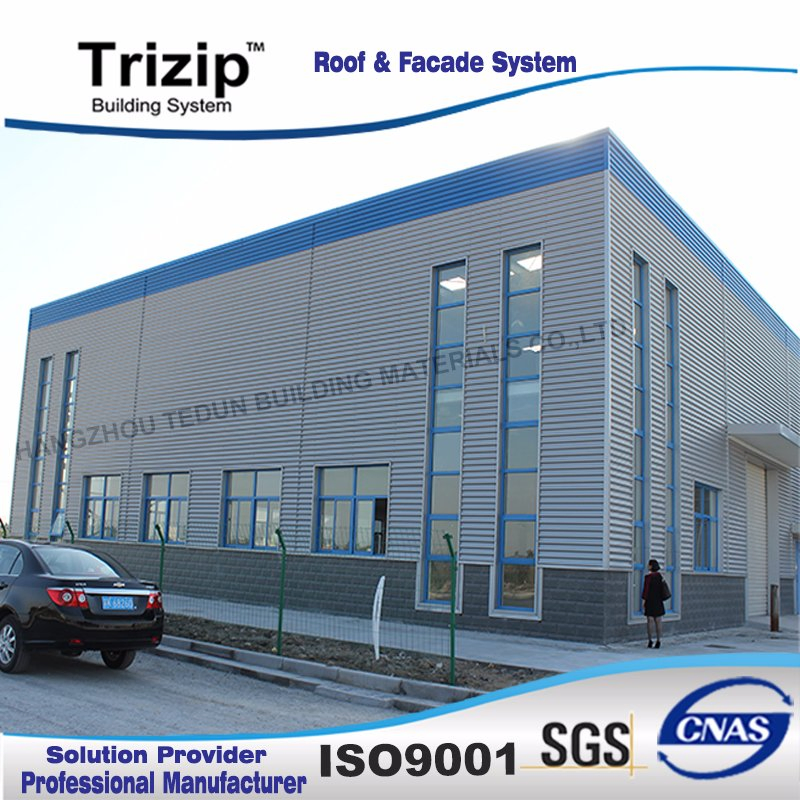 Audi 4s Shop Specially Used Corrugated Steel Panel Exterior Wall