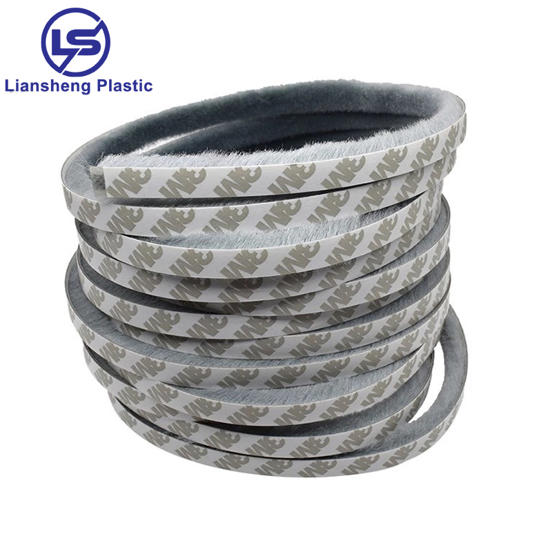 Adhesive Weather Strip Windproof Strip Brush Wool Pile Weather Strip Door Seal