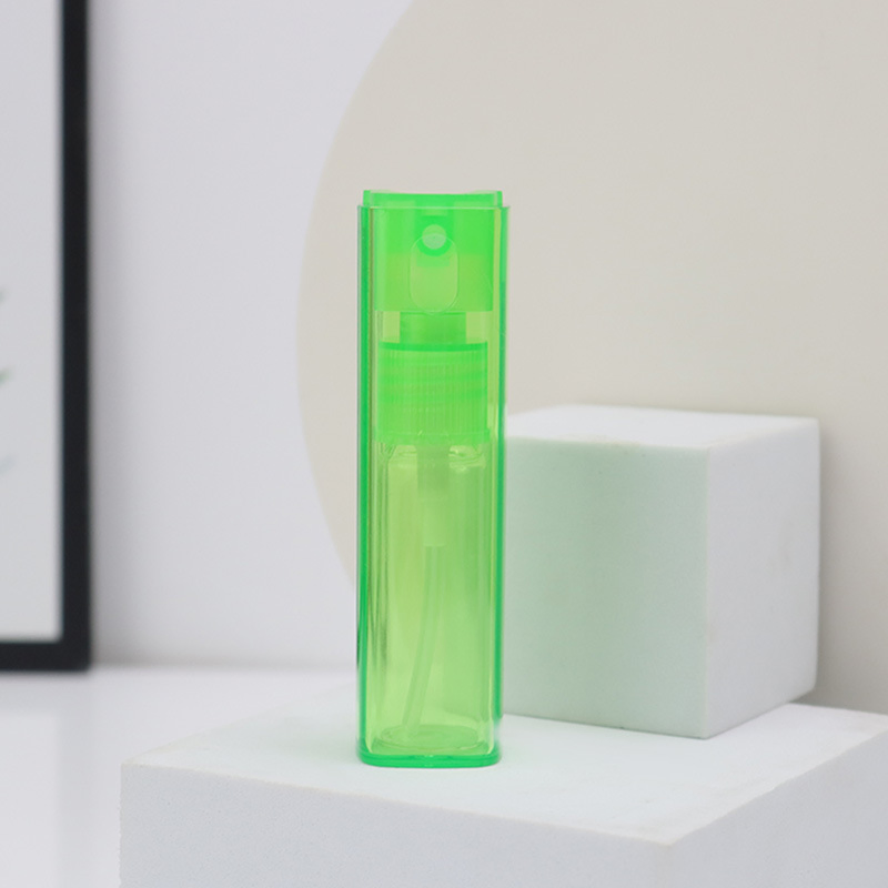 Square Shape Portable Perfume 10ml Fine Mist Spray Glass Bottle for Disinfection Air Freshener