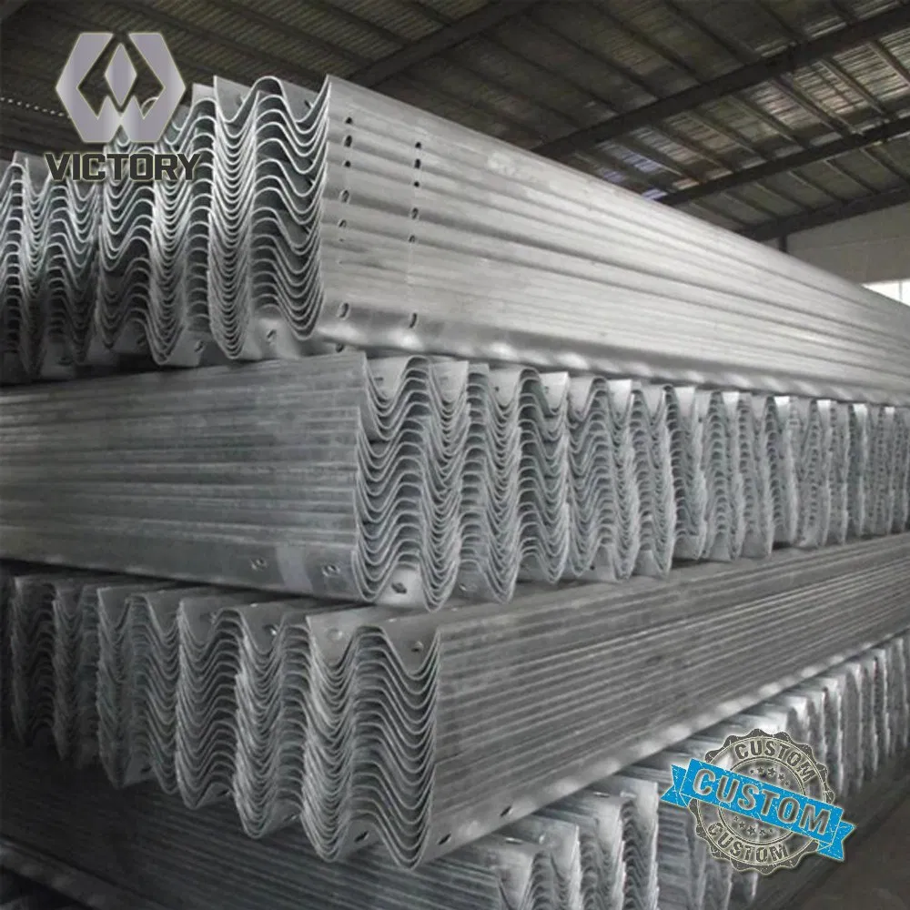 Heavy-Duty Galvanized Steel Safety Guardrail Posts for Industrial Use