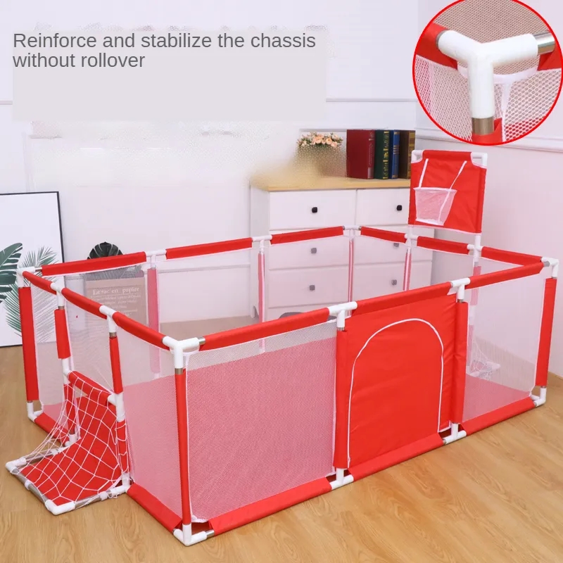 2023 Hot Selling Baby Indoor Removable Safety Children Game Basketball Football Fence Playpen